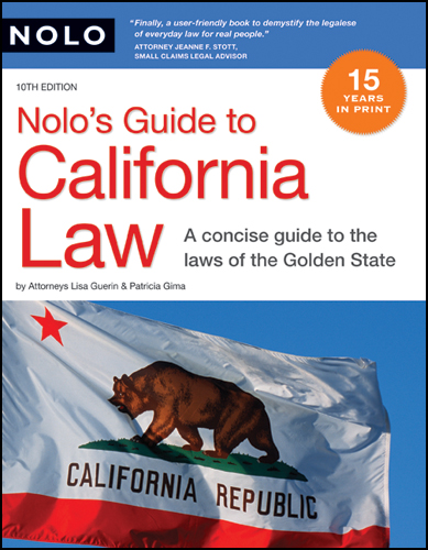 Cover image for Nolo's Guide to California Law